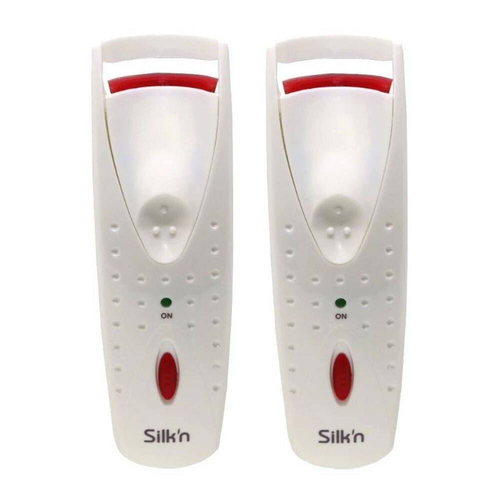 Silk'n 2 Pack Heated Eyelash Curler model TB-2003A, fast heating, portable